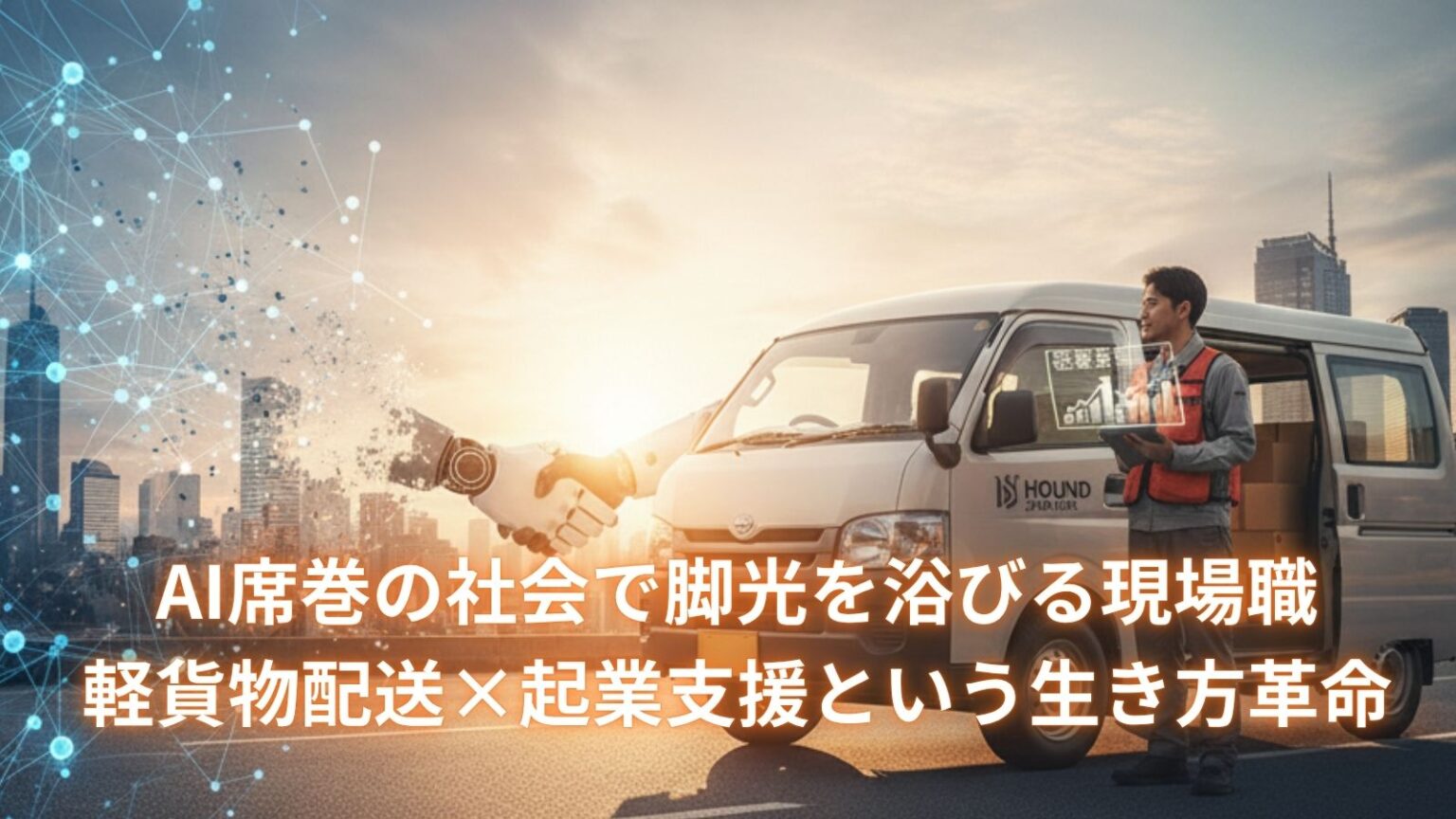 AI席巻の社会で脚光を浴びる現場職──軽貨物配送×起業支援という生き方革命 - ハウンドジャパン株式会社ハウンドジャパン株式会社