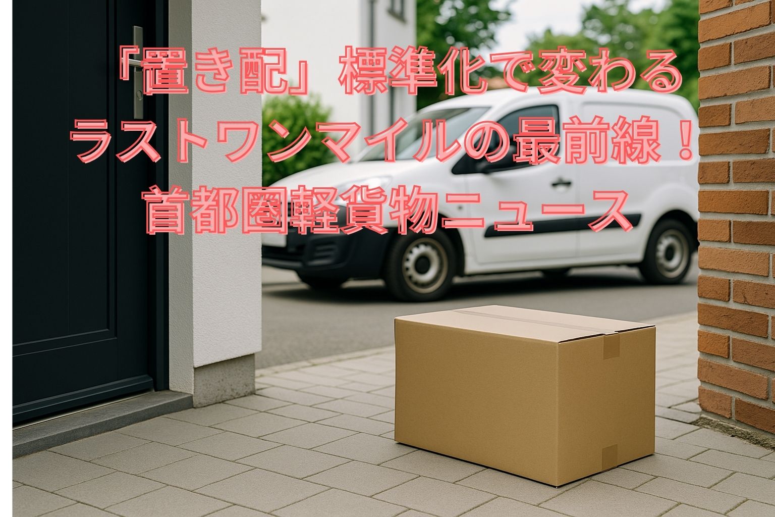 置き配」標準化で変わるラストワンマイルの最前線！ 今こそ始める首都